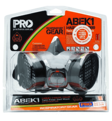 Assembled Half Mask With A1P2 Cartridges - Kiwi Workgear
